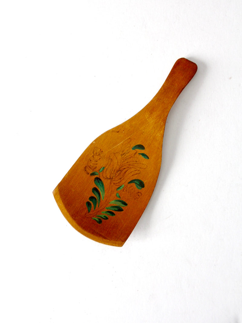 antique primitive butter paddle