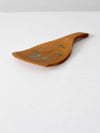 antique primitive butter paddle