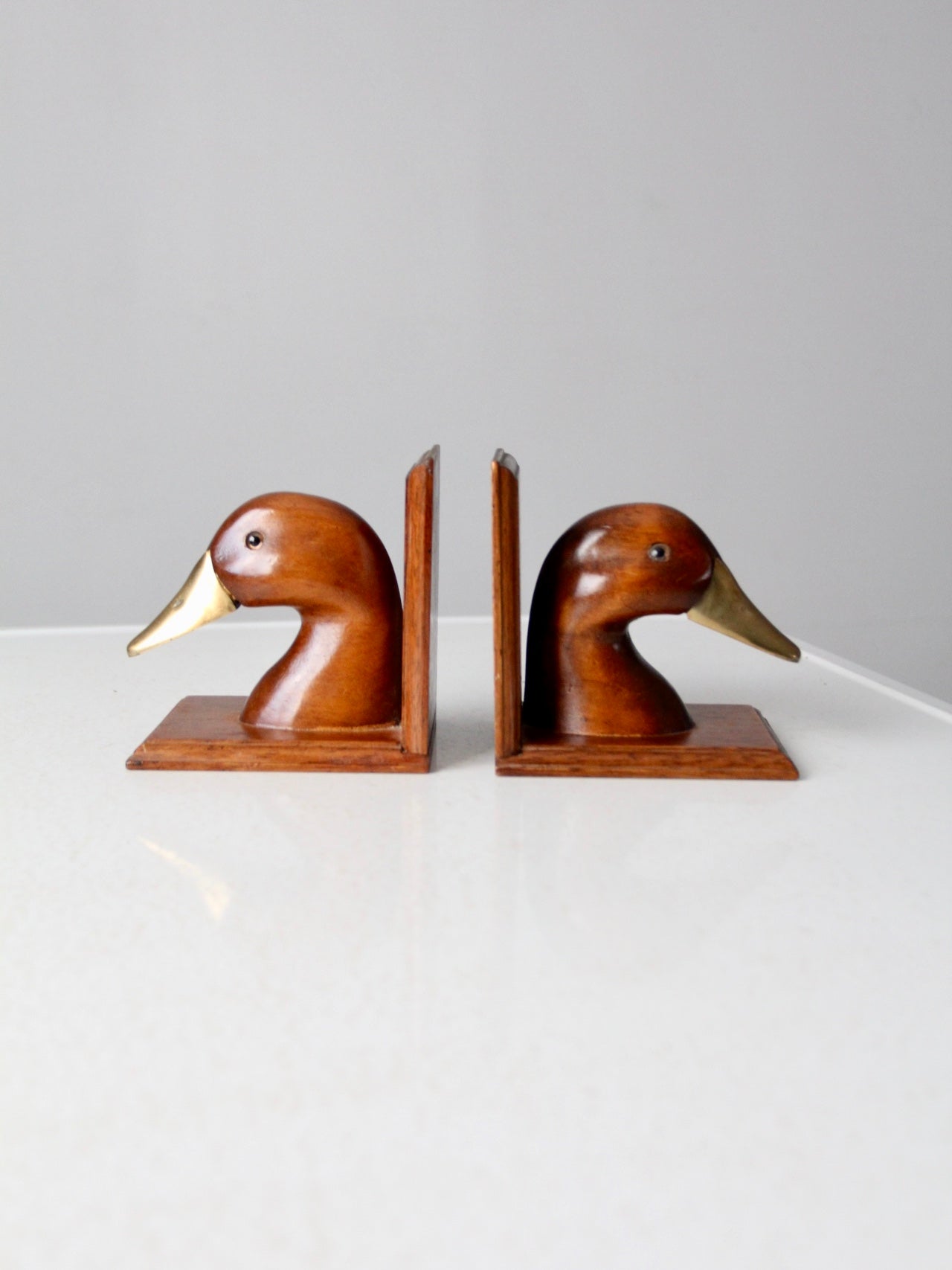 vintage duck bookends