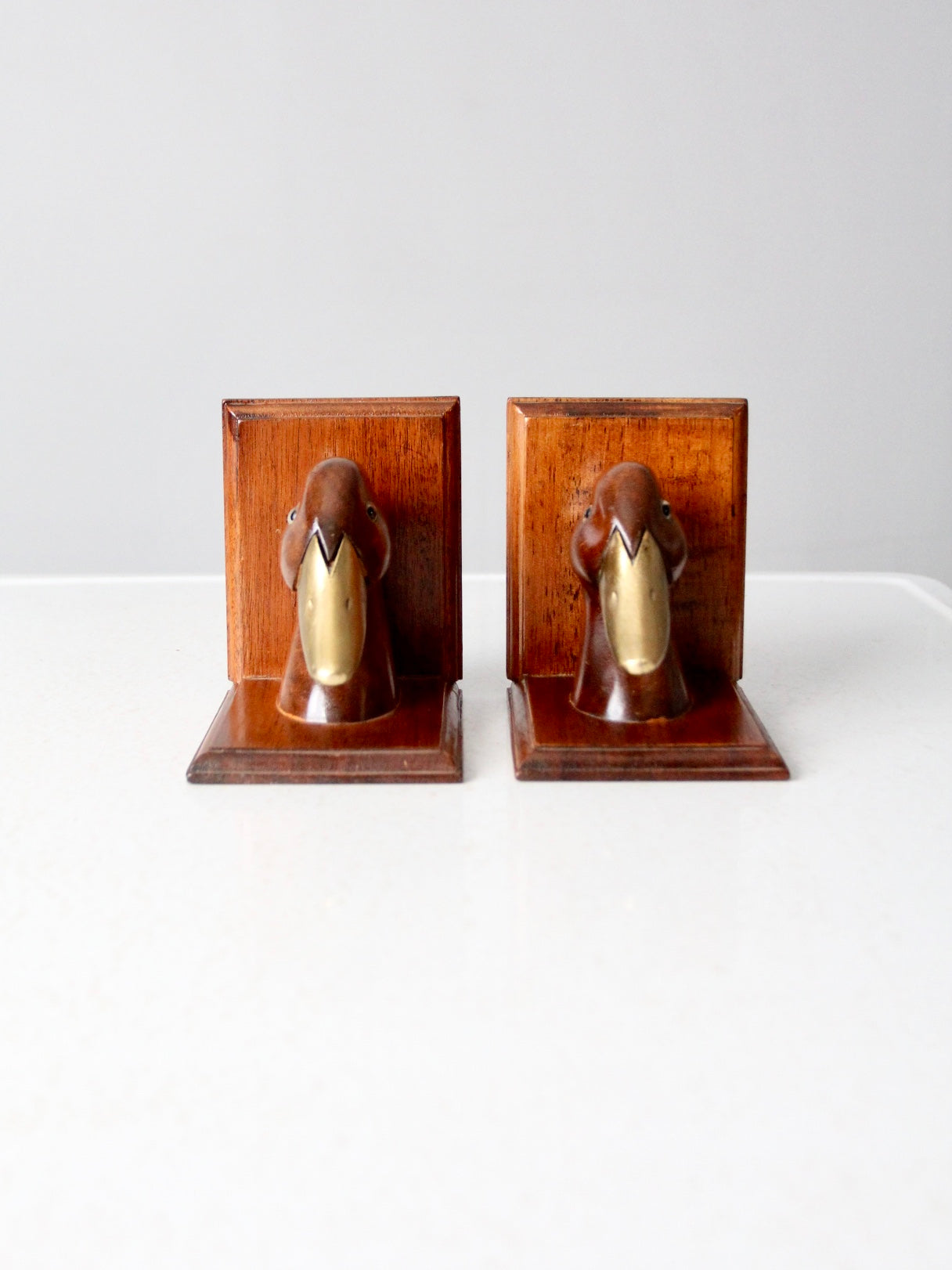 vintage duck bookends