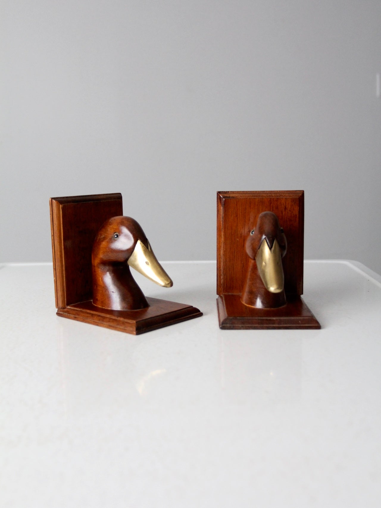 vintage duck bookends