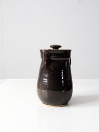 vintage 70s studio pottery pitcher
