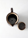 vintage 70s studio pottery pitcher
