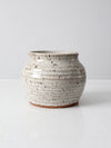 vintage studio pottery jar cachepot