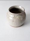 vintage studio pottery jar cachepot