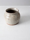 vintage studio pottery jar cachepot
