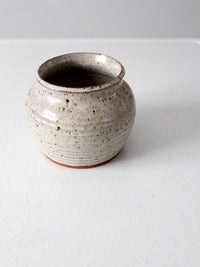 vintage studio pottery jar cachepot