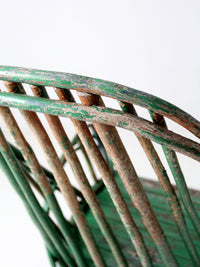 antique twig rocking chair