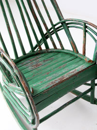 antique twig rocking chair