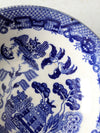 vintage Japanese Blue Willow dishes 4 pc