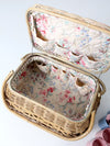 vintage picnic basket set