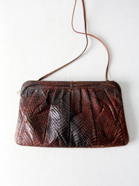 vintage Palizzio snakeskin purse