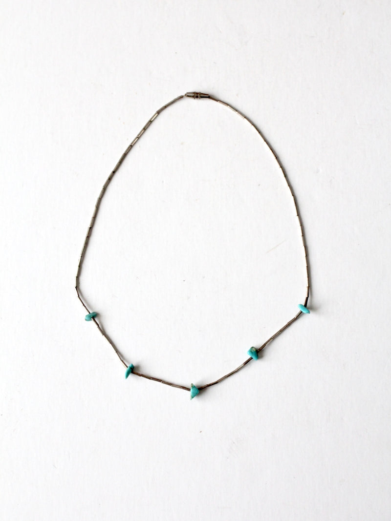 vintage turquoise necklace