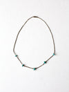 vintage turquoise necklace