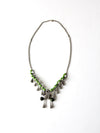 vintage brutalist square head nail necklace