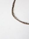 vintage liquid silver necklace