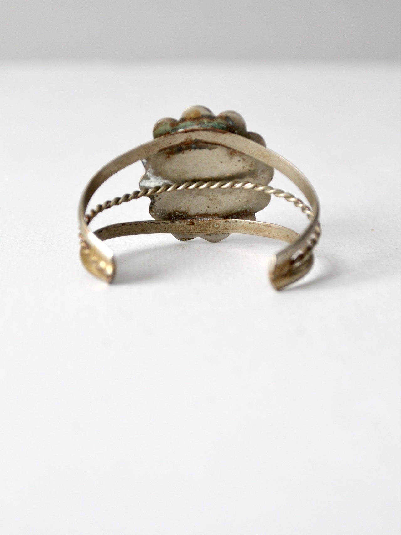 vintage abalone shell cuff bracelet
