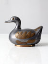 vintage bird decorative box