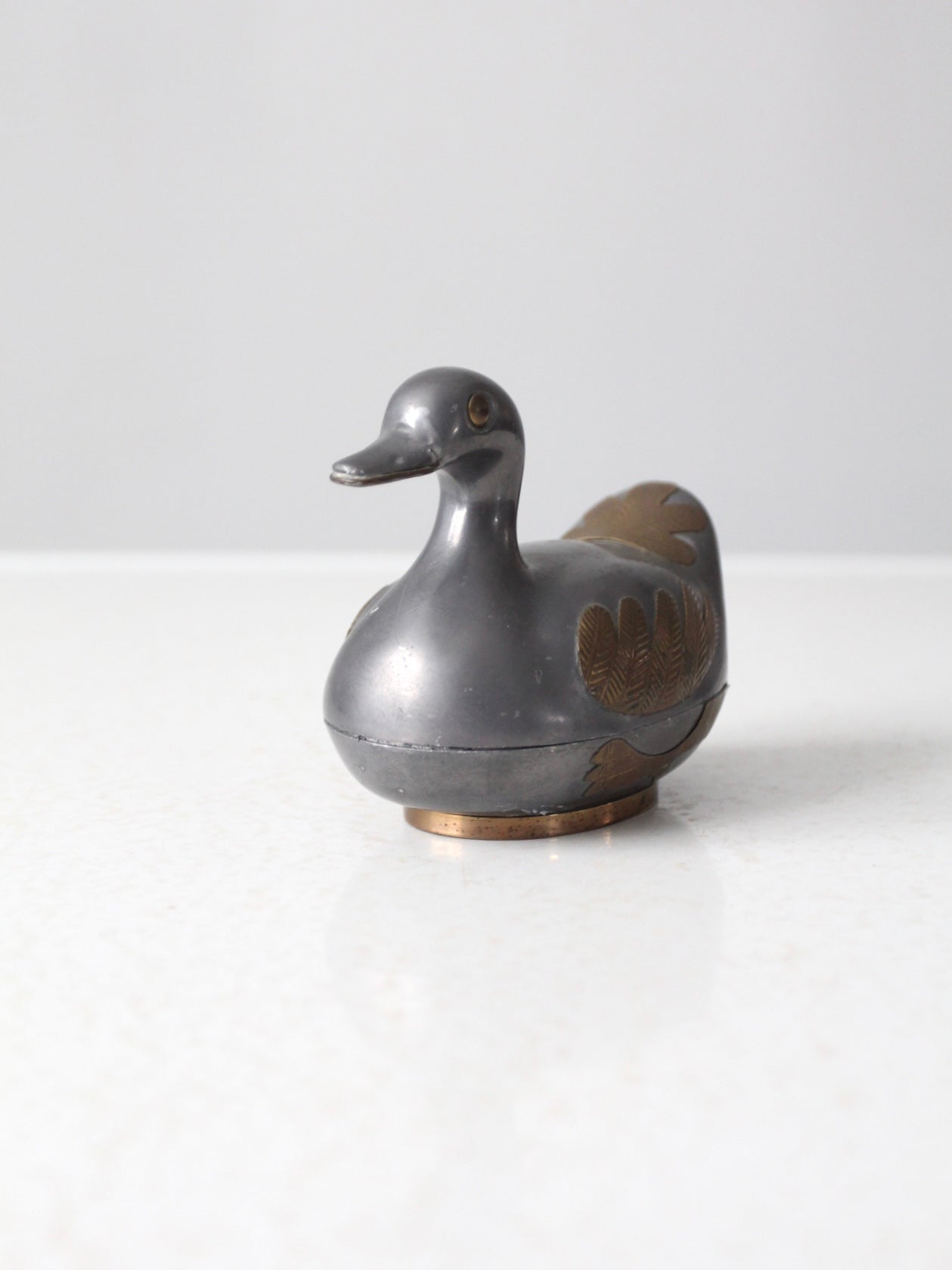 vintage bird decorative box