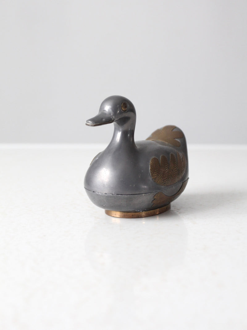 vintage bird decorative box