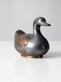 vintage bird decorative box