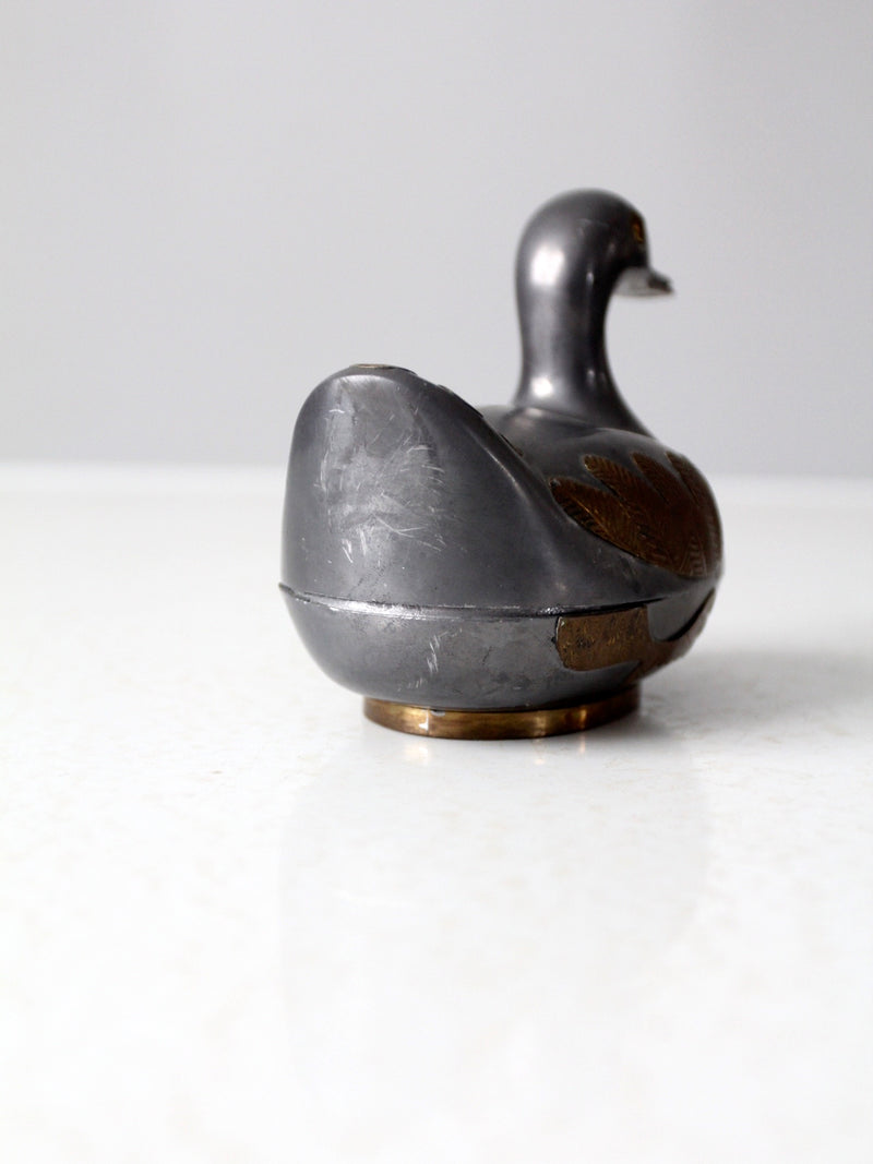 vintage bird decorative box