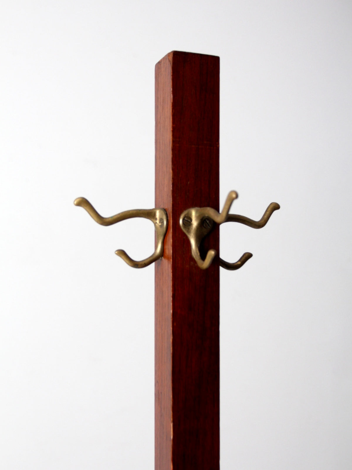 antique wooden coat rack