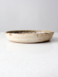 1970s signed studio pottery plate