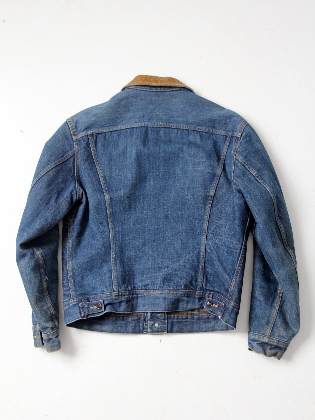 70s~80'S Lee STORM RIDER denim fleece jacket made in USA, men's size S, vintage /eaa515277 main image 0