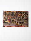 1970s Rose Bowl photo on wood wall art