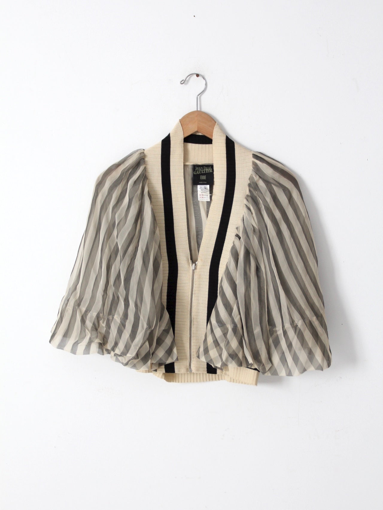 vintage italy製 JEAN PAUL GAULTIER silk Jean Paul Gaultier Silk Button Top – The Vintage Twin