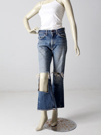 vintage Levis distressed 646 jeans, 31x28