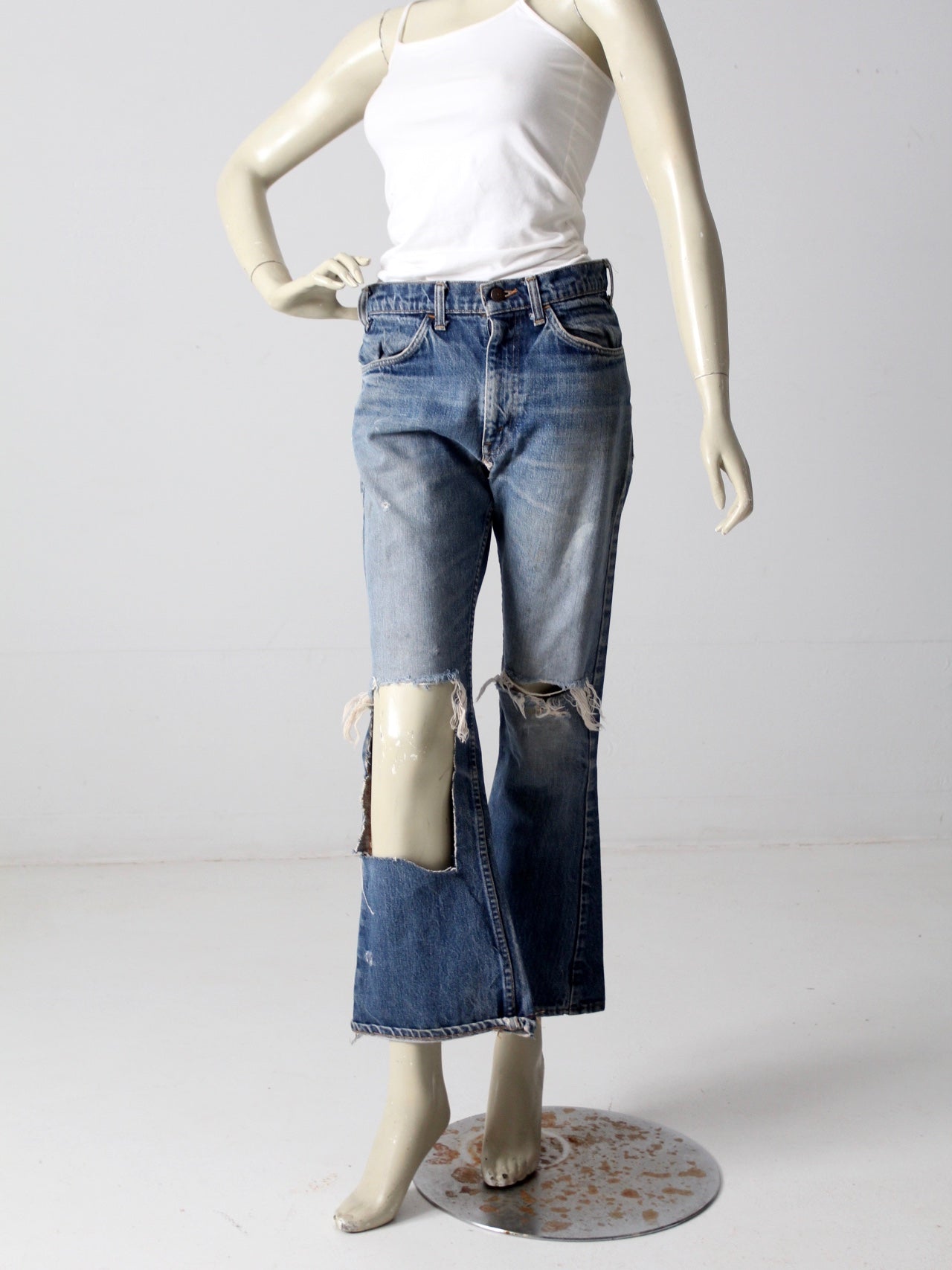 vintage Levis distressed 646 jeans, 31x28