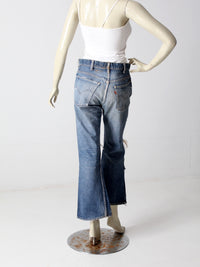 vintage Levis distressed 646 jeans, 31x28