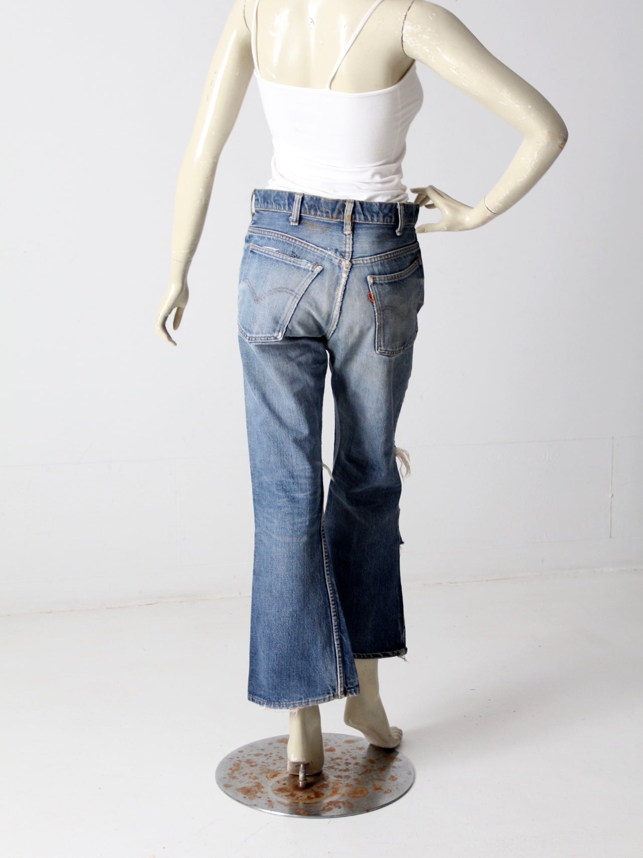 vintage Levis distressed 646 jeans, 31x28