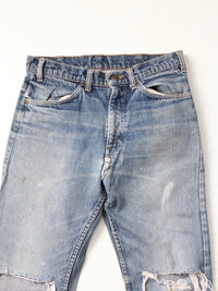 vintage Levis distressed 646 jeans, 31x28