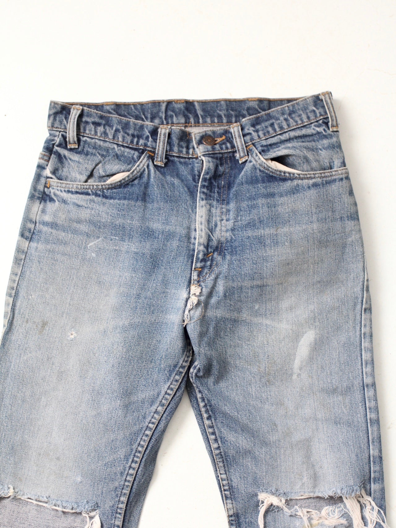 vintage Levis distressed 646 jeans, 31x28