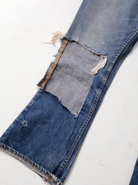 vintage Levis distressed 646 jeans, 31x28
