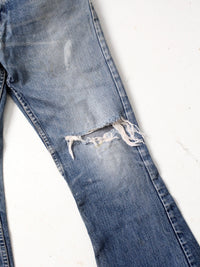 vintage Levis distressed 646 jeans, 31x28