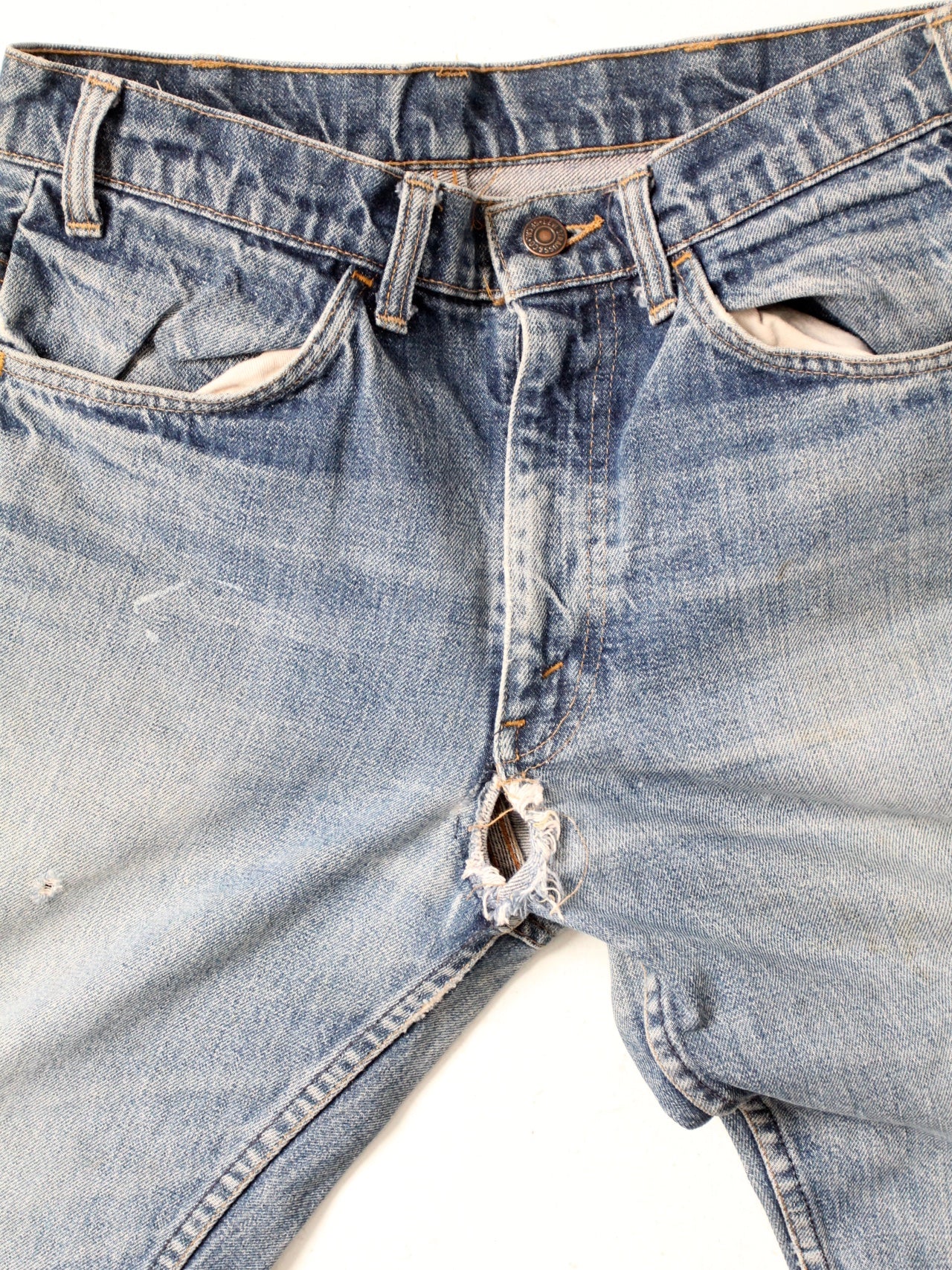 vintage Levis distressed 646 jeans, 31x28