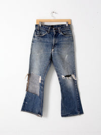 vintage Levis distressed 646 jeans, 31x28