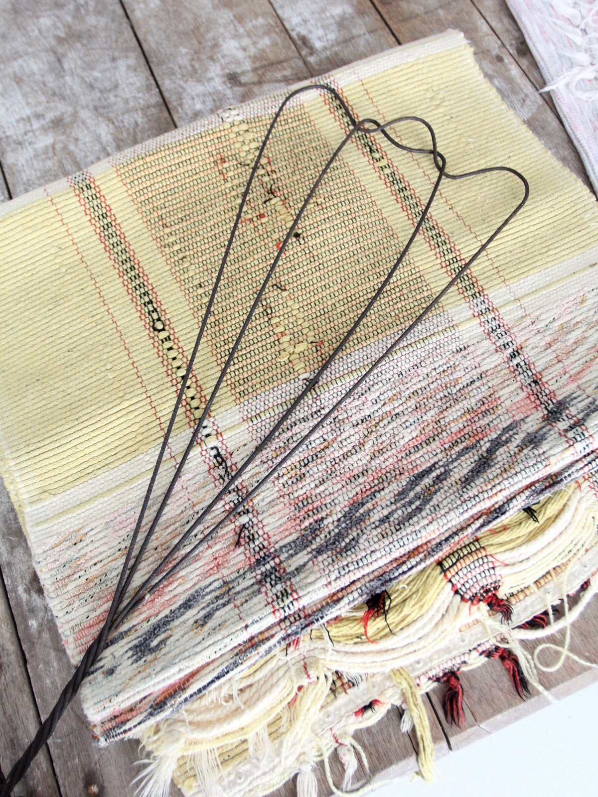 antique rug beater