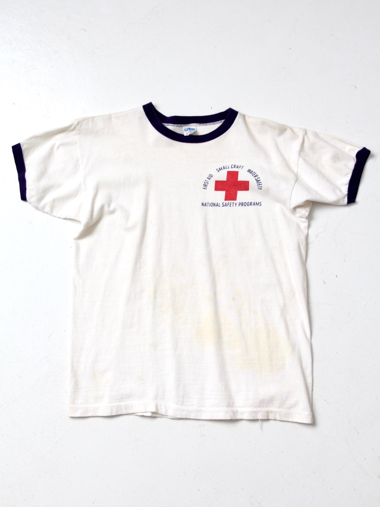 トップス Champion Vintage linger Tee vintage Champion graphic ringer tee – 86 Vintage
