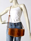 vintage 70s snakeskin shoulder bag