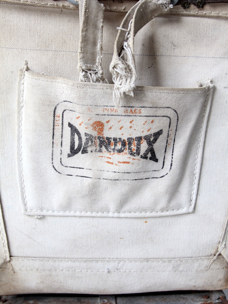 vintage Dandux industrial laundry cart