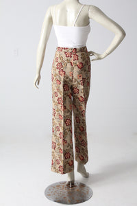 vintage 70s Glen of Michigan tapestry suit