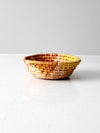 vintage coil basket bowl