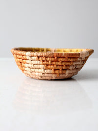 vintage coil basket bowl