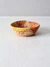 vintage coil basket bowl