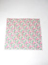 vintage pink floral tablecloth